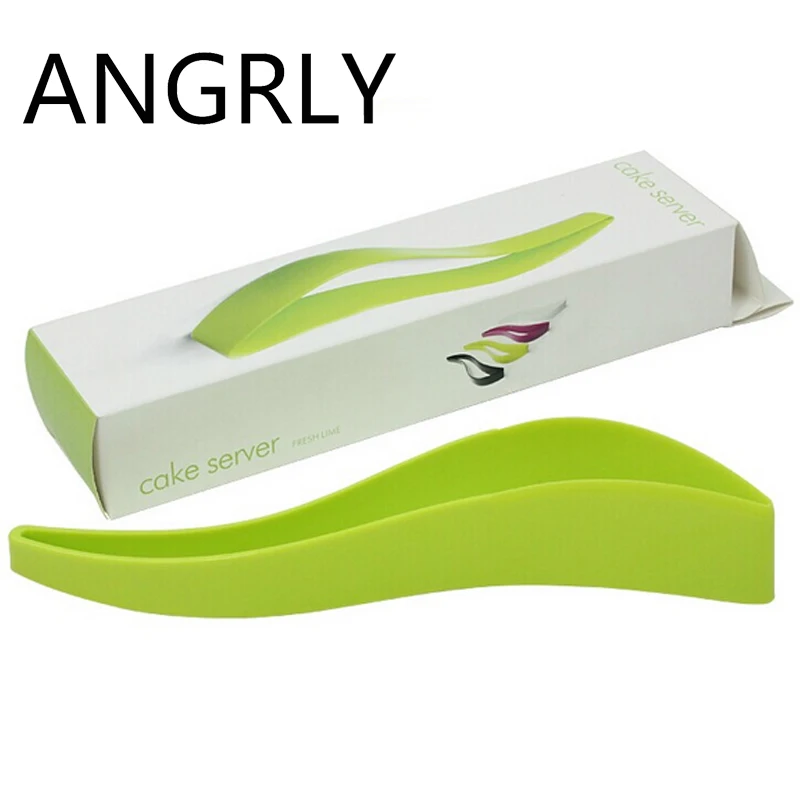 

ANGRLY Portable Kitchen Gadget Cake Cutting Tools Pie Slicer Sheet Guide Cutter Bread Slice Cutter Cake Cutting Tools Candy