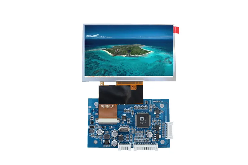 Флейта 4 3 дюйма 5 флейт в VGA + AV (CVBS) плата драйвера сигнала/плата AD | Компьютеры и