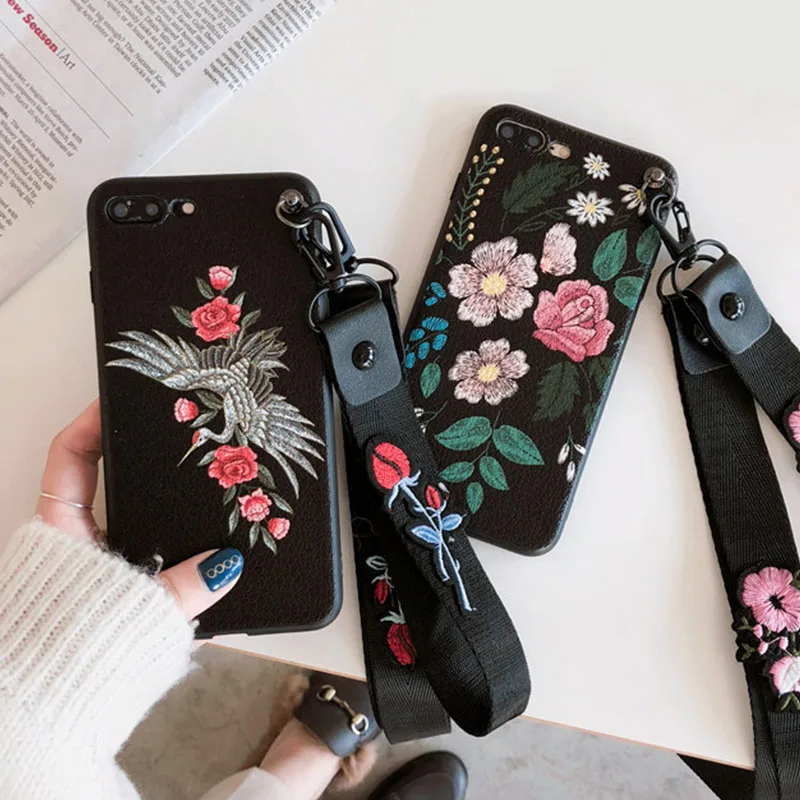 Роскошный чехол подставка в стиле ретро с изображением фламинго для iPhone 12 11 ProMAX 6