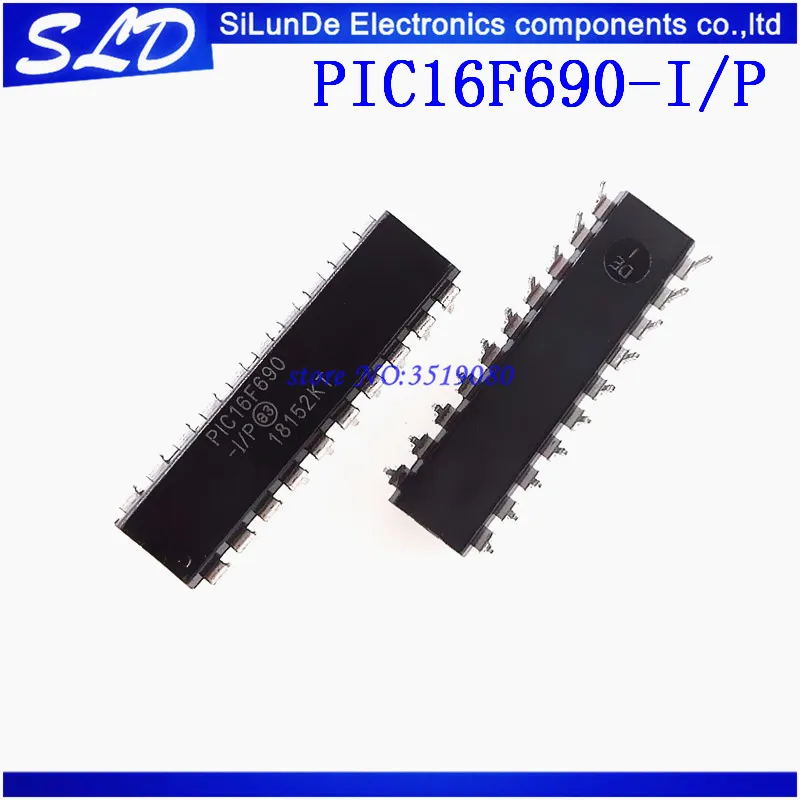 

Free Shipping 10pcs/lot PIC16F690-I/P IC MCU 8BIT 7KB FLASH 20DIP new and original in stock