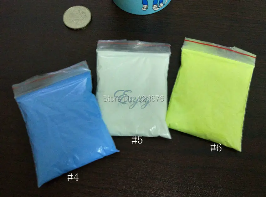 100 г/лот светящийся пигмент фосфорный порошок фотолюминесцентный 10 цветов X г для