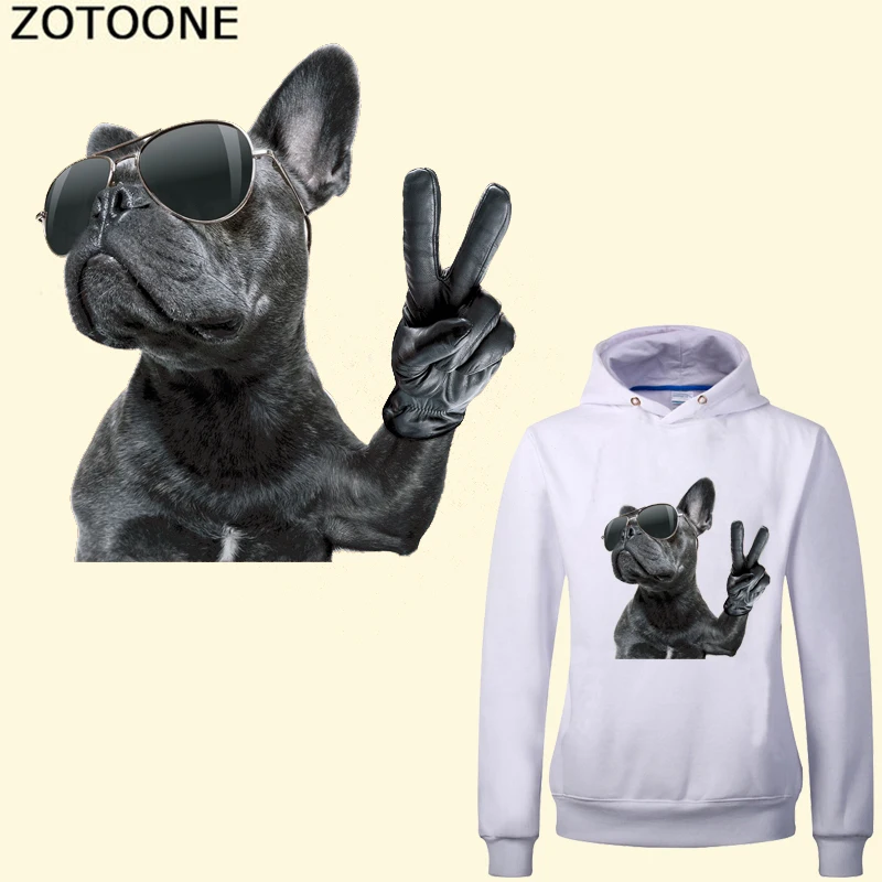 ZOTOONE наклейки на одежду собачьи железные патчи для одежды Сделай Сам значки