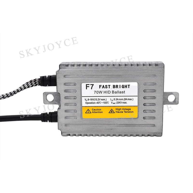 Автомобильная фара 12 в 70 вт HID ксеноновый балласт быстрый яркий старт DLT F7 реактор