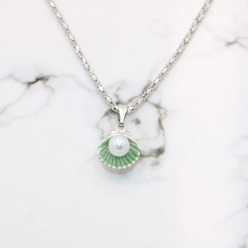 Women Necklace Zinc Alloy Shell Clavicle Chain Pendant for Party Wedding CX17 | Украшения и аксессуары