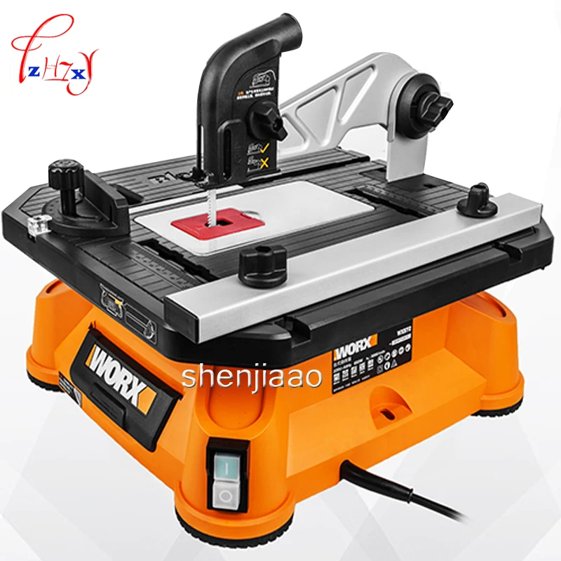 

220V Multi-function Table Saw WX572 Jigsaw Chainsaw Cutting Machine Sawing Tools Woodworking 650W Domestic Power Tools 1PC