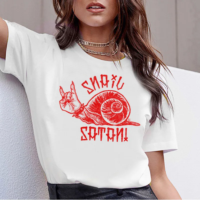 Satanic Satan Demon Grim Reaper Satanism Hell забавная футболка злой дух череп футболка женская страшная Футболка Женский Хэллоуин