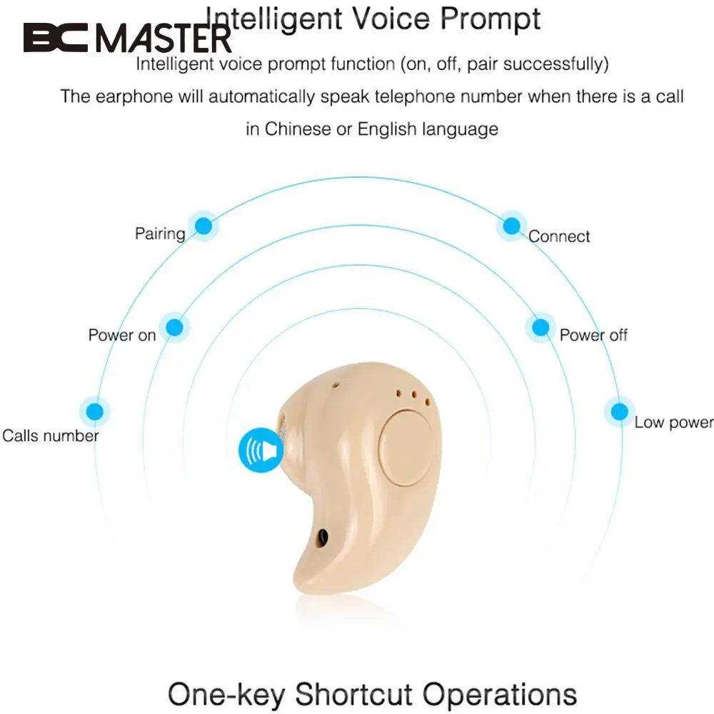 BCMaster Mini Bluetooth 4 1 Стерео Hearphone Музыкальная гарнитура Hifi наушники детский