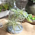 Искусственные растения-суккуленты YO CHO, 1 шт., ананасовая трава, Висячие листья из ротанга, для украшения дома, для самостоятельной сборки