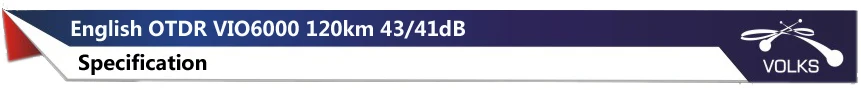 Английский оптиковолоконный тестовый инструмент OTDR 160 км 43/41dB