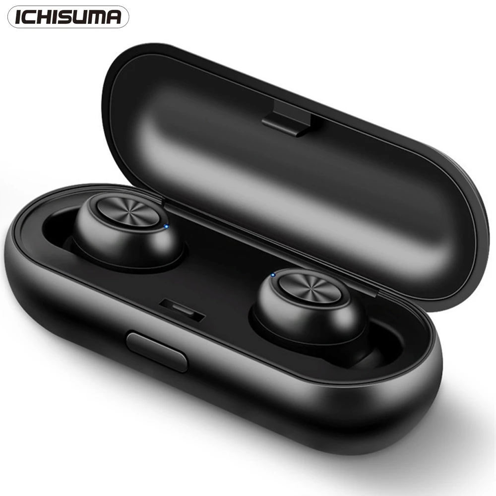 TWS Bluetooth наушники Беспроводная гарнитура спортивные музыкальные с зарядным
