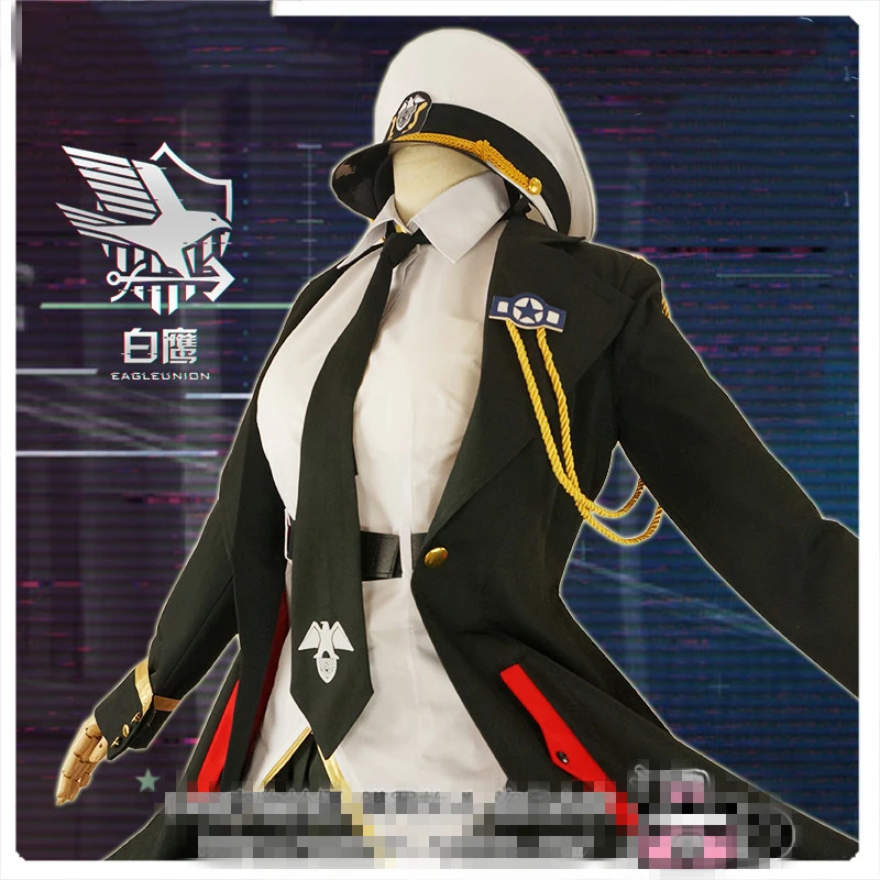 Аниме! Новинка 2018 лидер продаж игровой костюм для косплея коготь Лейн Enterprise Eagleunion