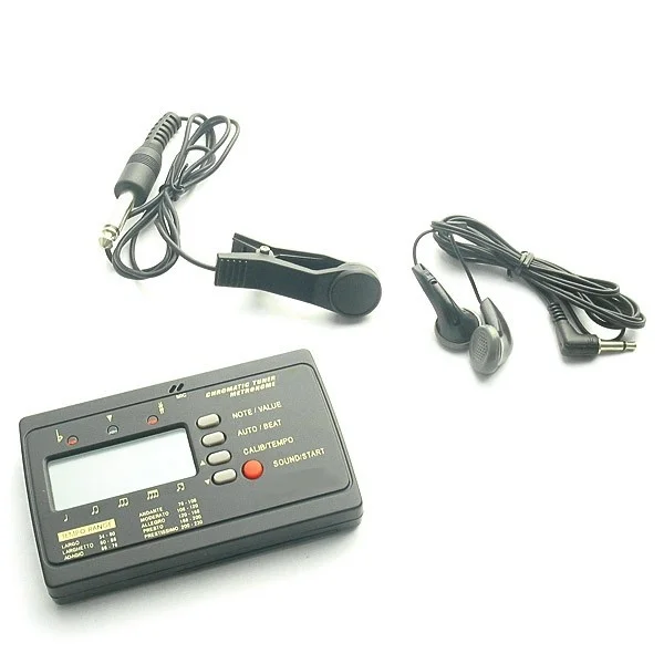 Гитарный тюнер хроматический метро-тюнер метроном Пикап для гитары бас скрипки