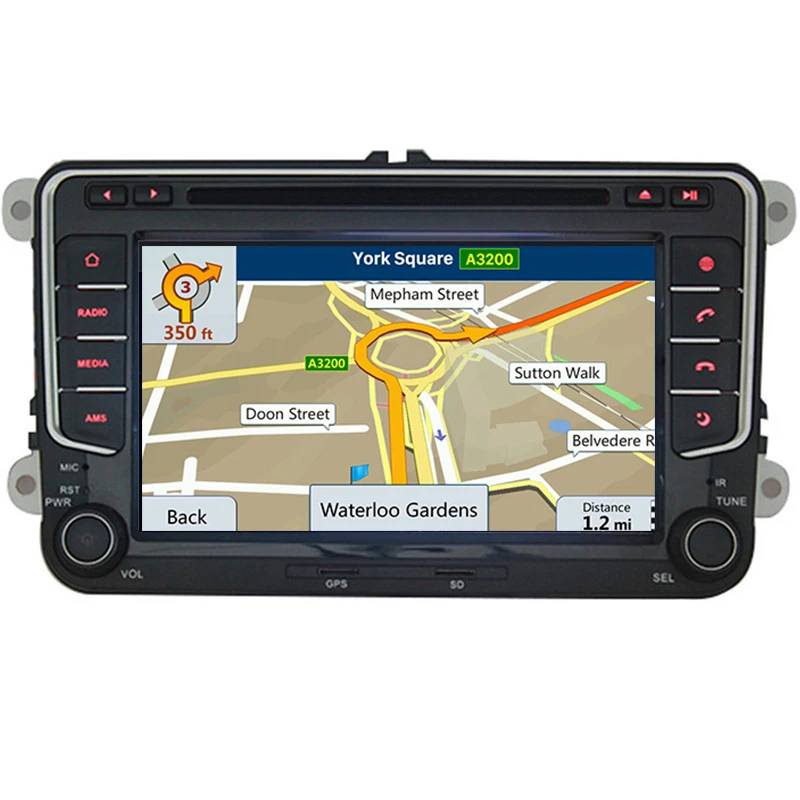 7 дюймов Автомобильный dvd плеер с gps навигацией аудио Радио стерео USB/SD BT/TV Canbus