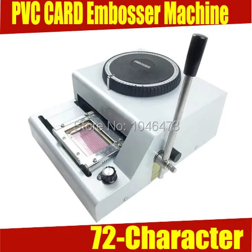 Руководство 72 характер ПВХ Карты Embosser Тиснения Код Принтера Ротационная