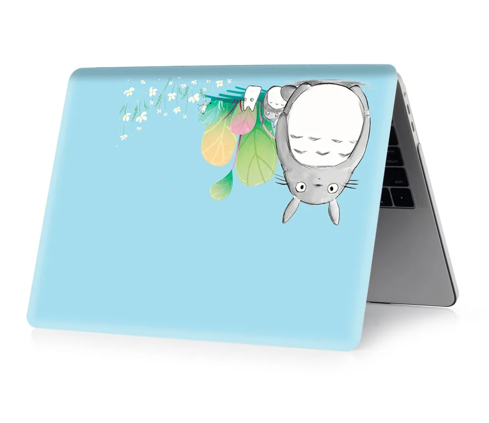 Чехол для ноутбука с цветной печатью Тоторо для Macbook Air 11 13 Pro retina 12 13 15 дюймов для New Air 13 или New Pro 13 15