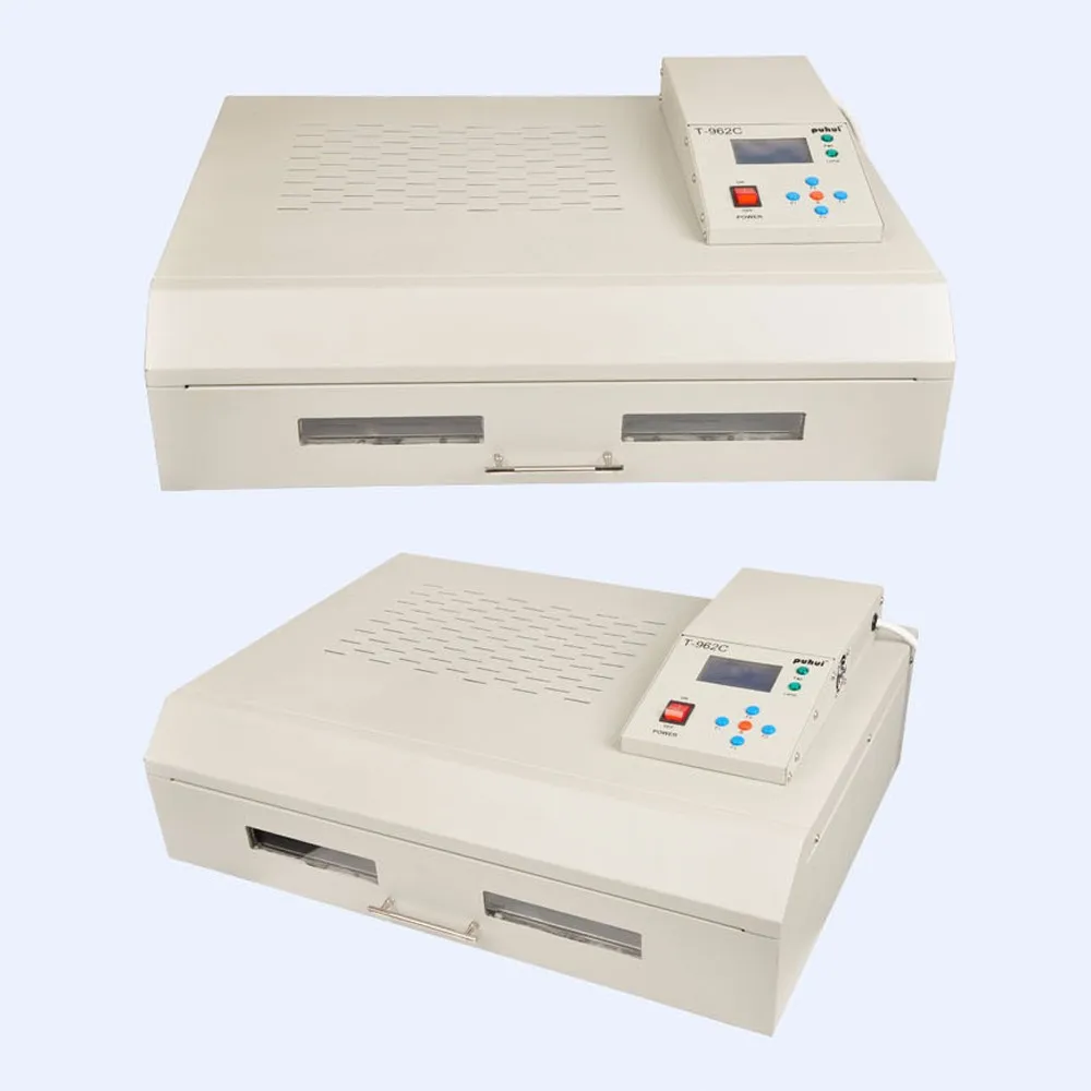 Новое поступление PUHUI T-962C инфракрасный IC НАГРЕВАТЕЛЬ T962C печь для оплавления BGA SMD