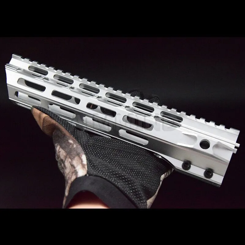 7 10 12 15 inch Picatinny mlok handguard Rails free Float ar Handguard Quad Rail for AEG M4 M16 AR15 Hunting Shooting | Спорт и