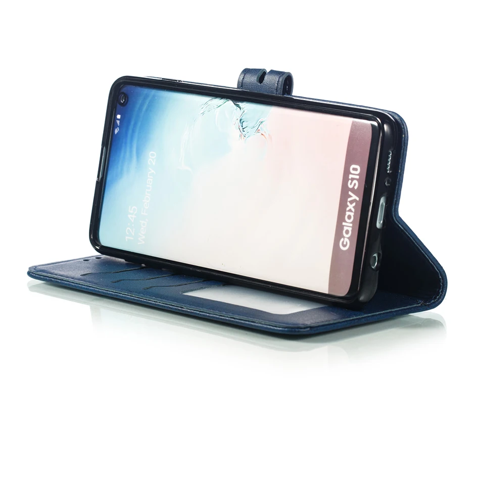 Роскошный чехол с рисунком кота Бумажник Флип-кейсы для Coque samsung Galaxy S8 S9 S10 плюс A10 A20 A30 A40 A50 A60 A70 M10 M20 M30 с откидной крышкой