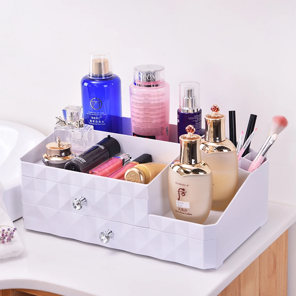 3 стиля экономия пространства Настольная косметика макияж ящик для хранения тип