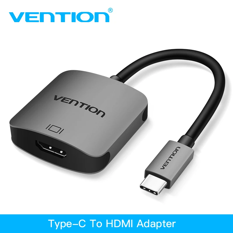 Адаптер Vention USB C HDMI 4K 3 1 Type к для MacBook Chromebook Pixel Huawei Mate 10 | Электроника