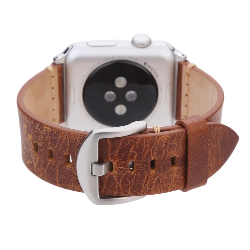 Ремешок для часов EACHE из натуральной кожи подходит Apple Watch 1 2 3 38 42 мм|Ремешки часов|