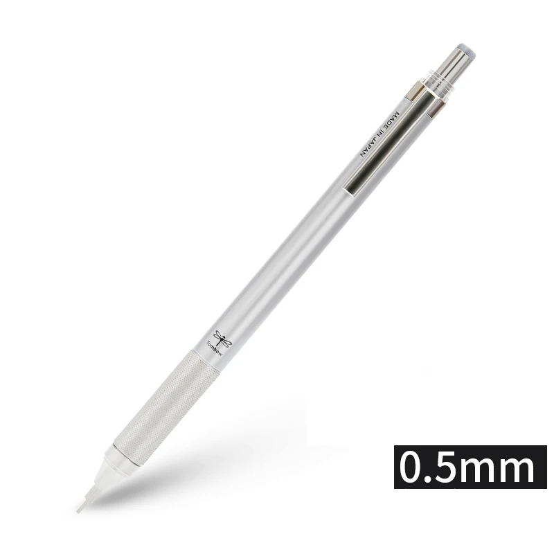 05Silver TOMBOW 0,3/0,5 мм профессиональные механические карандаши, моно граф для рисования, графитовый чертёжный эскизный карандаш для школьных принадлежностей - Цвет: 05Silver