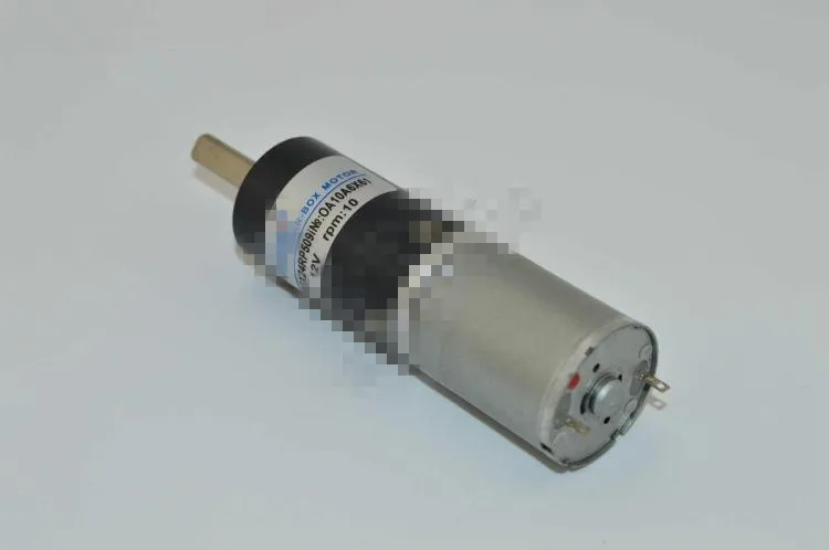 Щетка с постоянным магнитом планетарный мотор-редуктор 24 мм DIA ZGX24RP DC 12V 24V 5 RPM-280 RPM