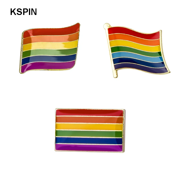 ЛГБТ ПИН металлический Радужный знак штырьки для геев|pin gay|rainbow badgelgbt pin |