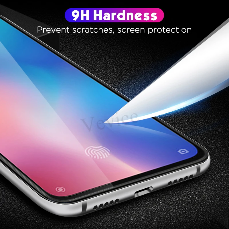 Закаленное стекло с полным покрытием для Xiaomi Mi 9 8 SE Mi8 A2 Lite A1 6 6X 5X Pocophone F1 Note 3