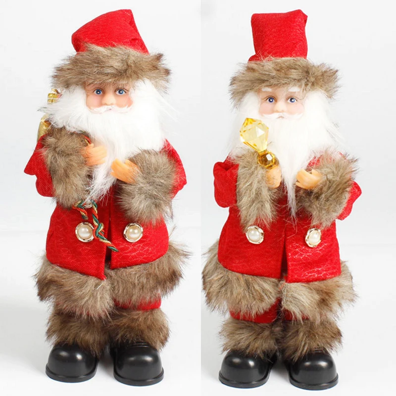 Рождественский Санта Клаус кукла танец со звуком электрическая игрушка Navidad