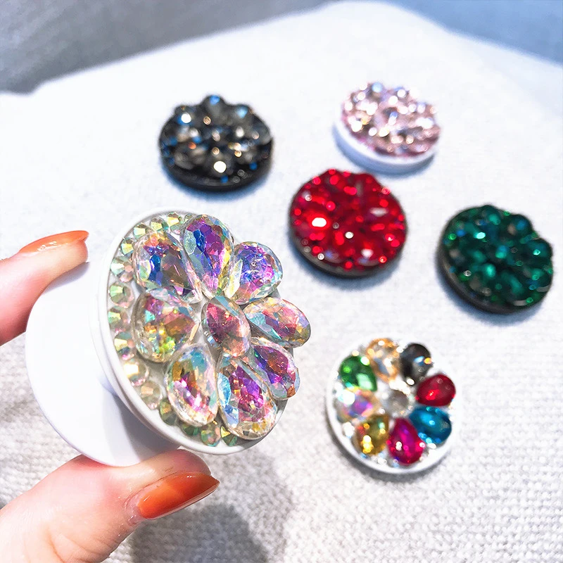 Ainike Универсальный держатель для мобильного телефона DIY с блестящими