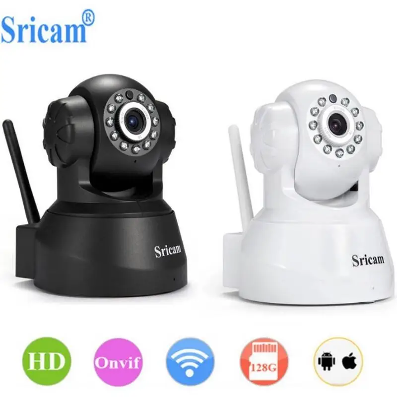 Sricam 720P IP камера беспроводная wifi 720P домашняя камера безопасности Onvif P2P пульт дистанционного управления для телефона 1.0мп камера видеонаблюдения CCTV