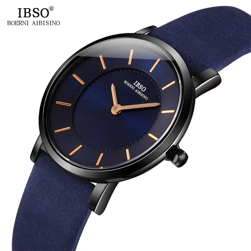 IBSO 7 6 мм наручные женские часы простые модные Montre Femme 2021 кварцевые Relogio