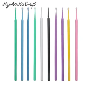 Одноразовый аппликатор для макияжа, мини-кисти для нанесения туши, 100 шт., щетка для ресниц