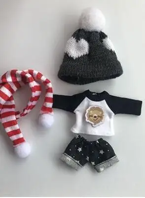 1 Зимняя одежда Набор для Obitsu11 OB11 1/12 кукла OB11 кукла gsc molly доступна для cu-poche OB11 Аксессуары куклы - Цвет: 1