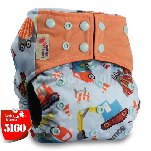 [Littles& Bloomz] моющиеся тканевые подгузники, детские подгузники, карманные подгузники, многоразовые вставки для подгузников, бамбуковый уголь - Цвет: 5160