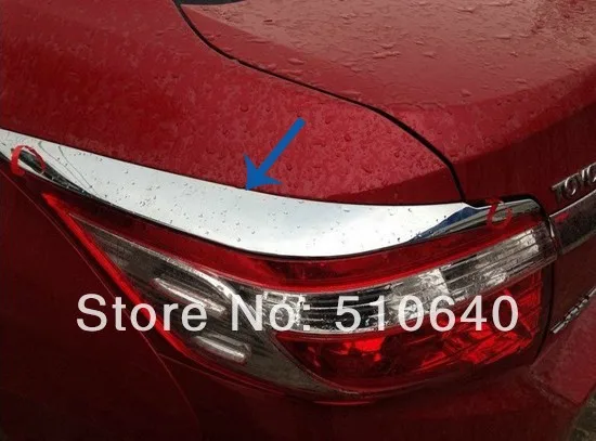 Абс хром зад фары брови накладка для Toyota VIOS hyh | Автомобили и мотоциклы