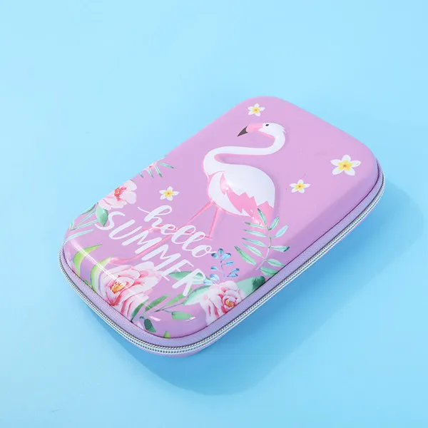 Пенал с единорогом чехол Фламинго школьные принадлежности кавайи estuche Эсколар Карандаш Чехол kalem kutusu 3D пенал для карандашей - Цвет: 3