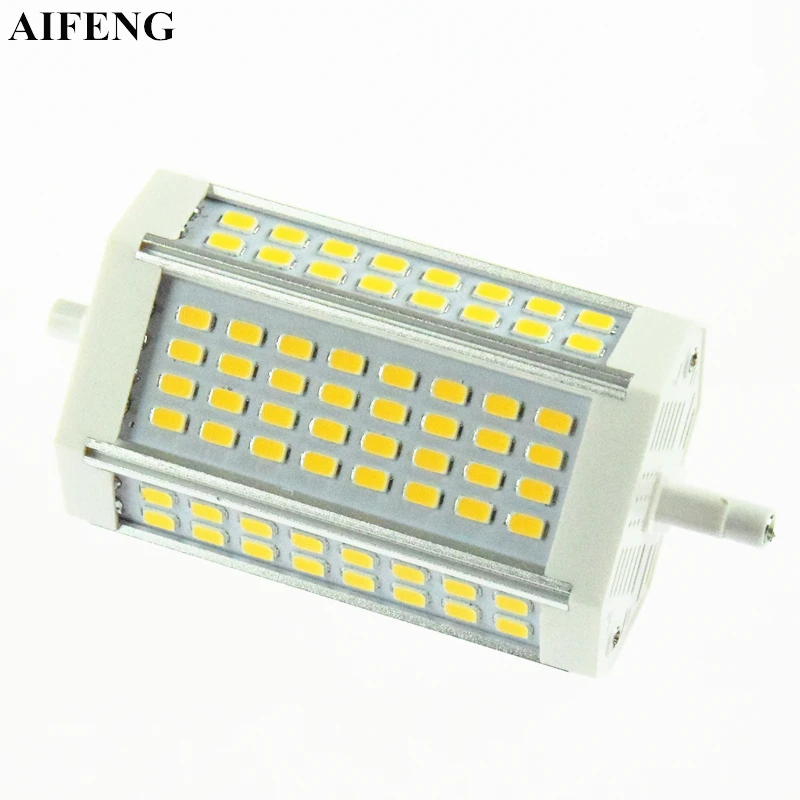 AIFENG 30 Вт R7S Светодиодная лампа 118 мм J118 прожекторная SMD 5730 кукурузная 3000лм