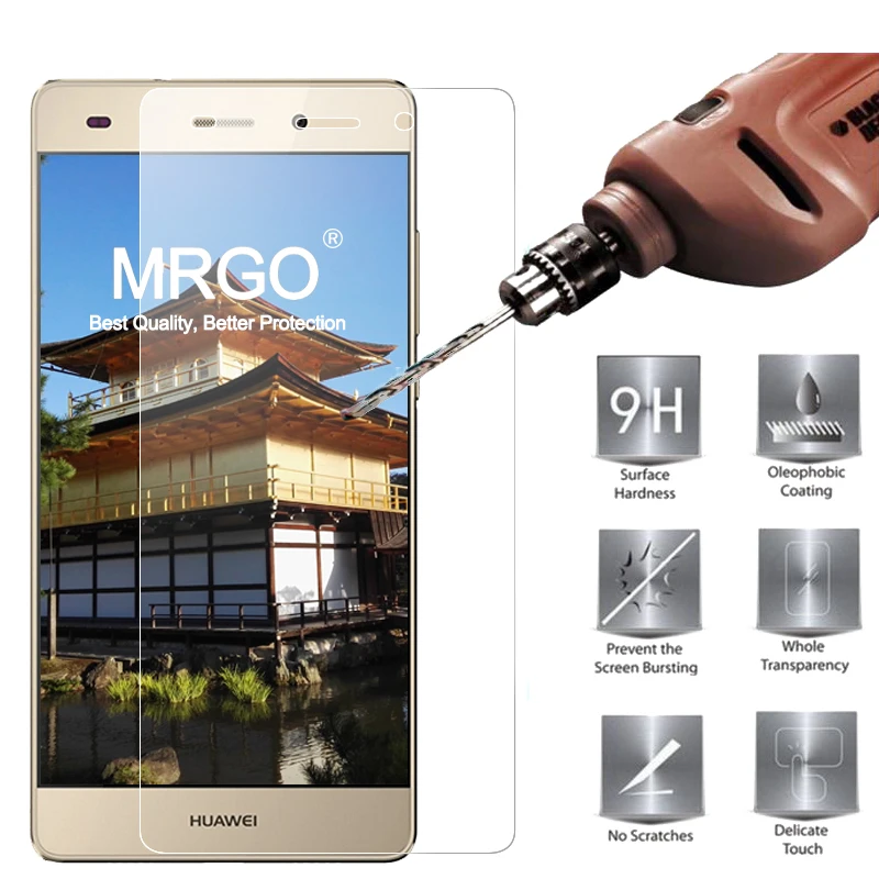 2.5D 9 H закаленное стекло для Huawei P8 Lite защитное на экран телефона защитная пленка