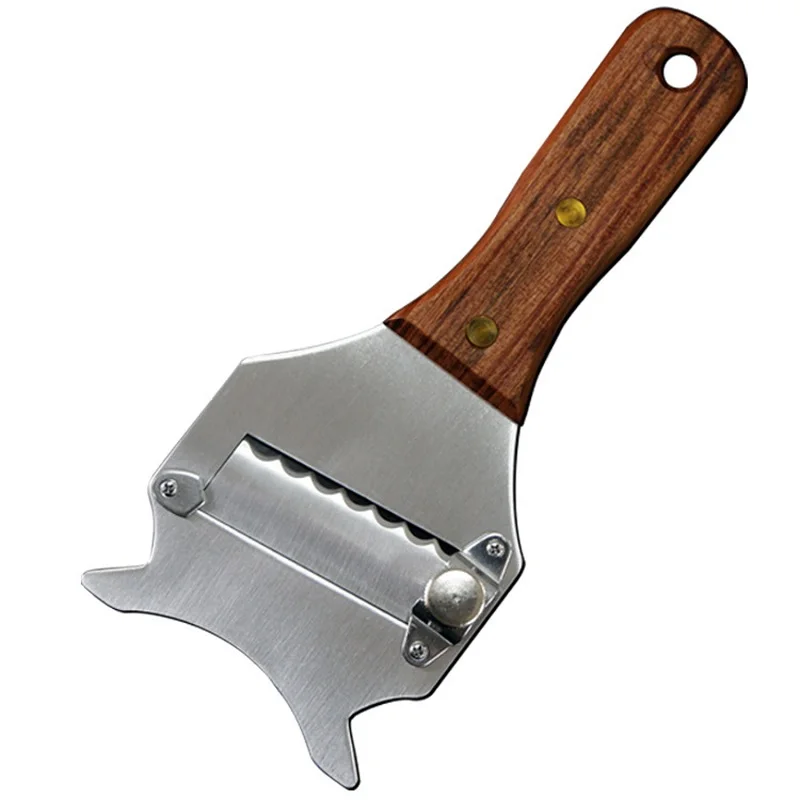 

20pcs Stainless Steel Truffle Slicer Wood Handle Cheese Grater Dessert Kitchen Tools Chocolate Shaver Knife WB51