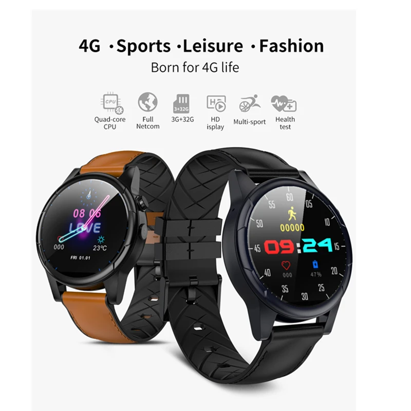 NEW Fashion X361 Smart Watch Android 7.1 4g Sim WIFI 1.6 inch 2MP Camera GPS Heart Rate IP67 Waterproof smartwatch for Men Women |