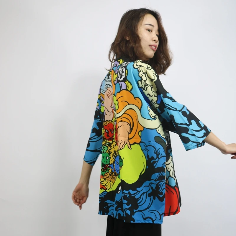 Женское кимоно yukata Длинная блузка в традиционном стиле модель FF001 2019|Одежда Азии
