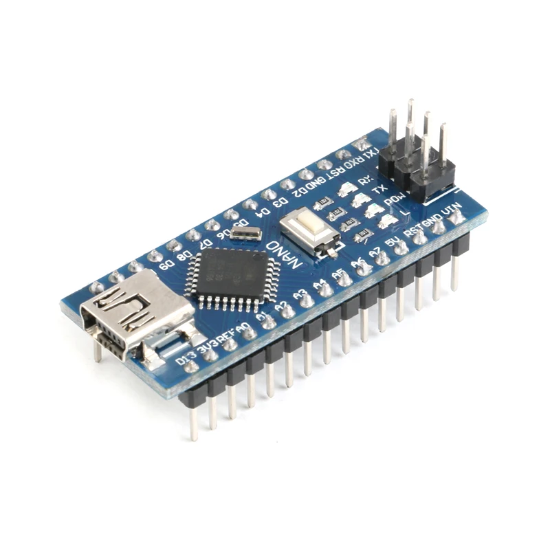 Nano Mini USB макетная плата Nano V3.0 плата контроллера ATmega328P CH340G USB для ttl NANO 3,0 Для Arduino с usb-кабелем