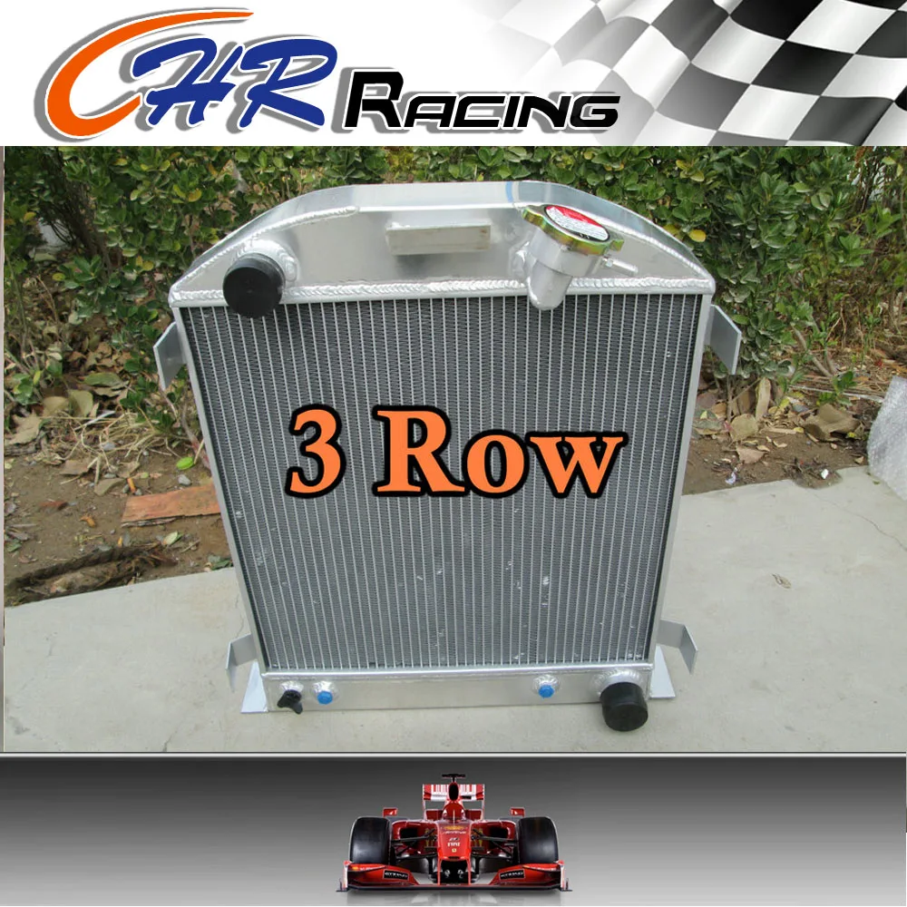 for 1932 FORD CHOPPED CHEVY ENGINE All Aluminum Radiator 3rows | Автомобили и мотоциклы