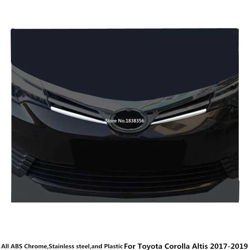 2 шт. автомобильные решетки из нержавеющей стали для Toyota Corolla Altis 2017 2018