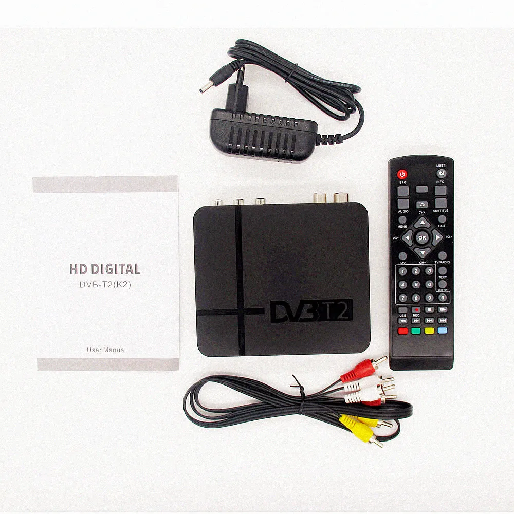 ТВ-приставка HD DVB-T2 TV box DVB T2 спутниковый ресивер HDMI-совместимая для