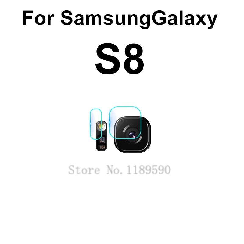 For Galaxy S8 2 шт. закаленное Стекло для samsung Galaxy S10 плюс S10e S8 S9 A10 A30 A50 M10 M20 M30 Стекло Защита объектива камеры Стекло протектор - Цвет: For Galaxy S8
