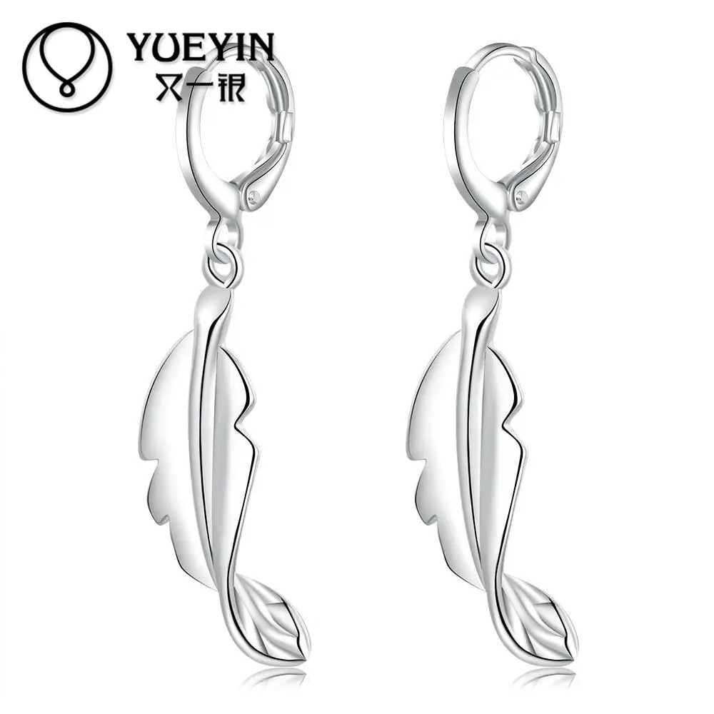 Высококачественные серьги с серебряным покрытием новые модные украшения для