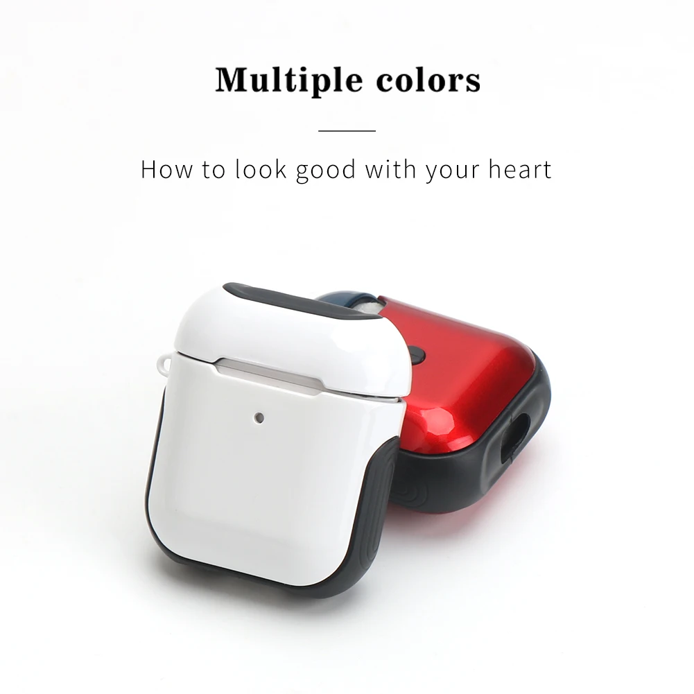 IKSNAIL для Airpods чехол с беспроводной Bluetooth чехол для наушников для Apple Air Pods чехол для наушников чехол для Airpods 2